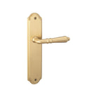 Dora Passage Classic Square Long Plate SB BP in Satin Brass