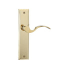 Flutto Passage Classic Square Long Plate L03 BP in Polished Brass
