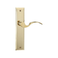 Flutto Passage Classic Square Long Plate L03 BP in Polished Brass