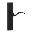 Flutto Passage Classic Square Long Plate MB BP in Matt Black