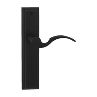 Flutto Passage Classic Square Long Plate MB BP in Matt Black