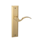 Flutto Passage Classic Square Long Plate SB BP in Satin Brass