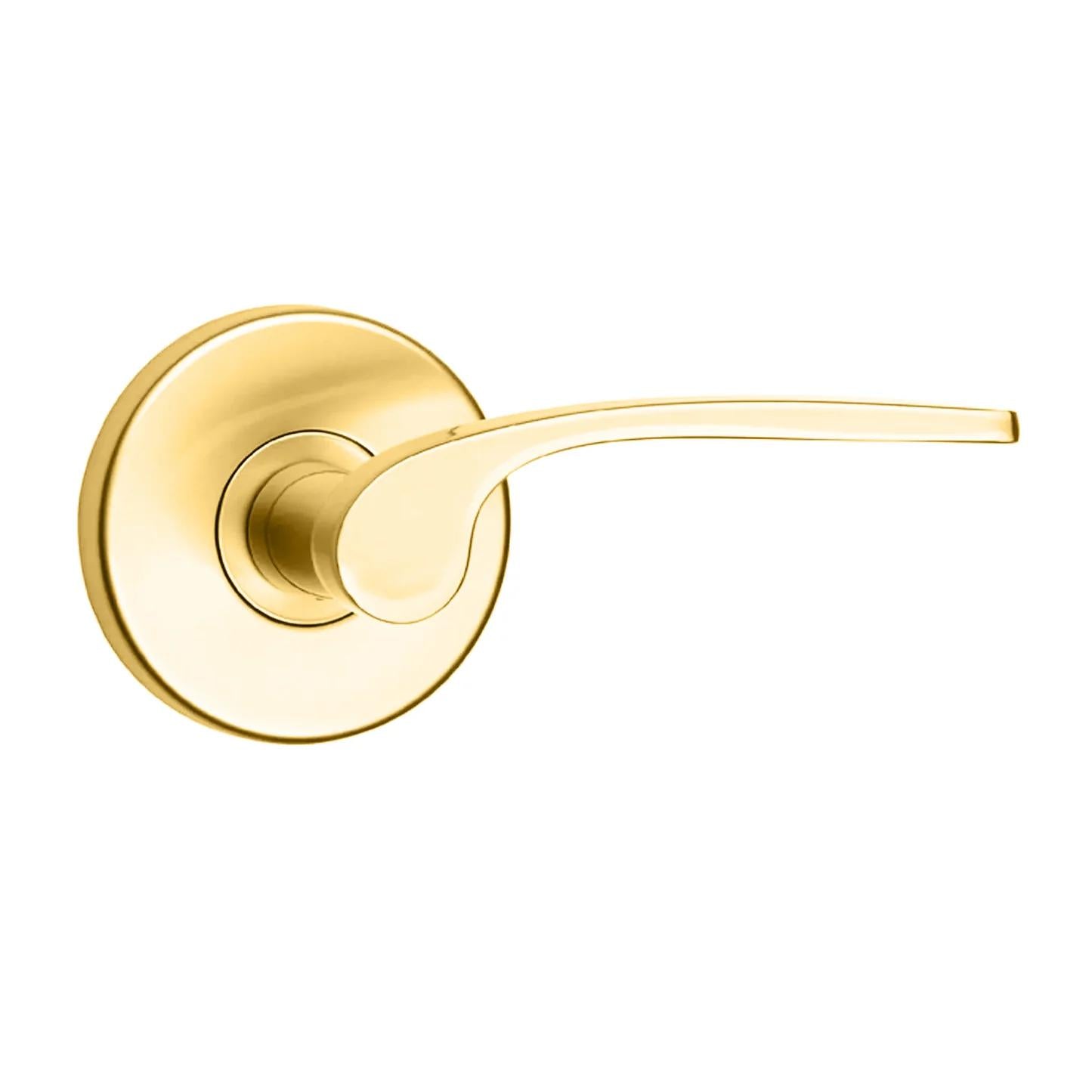 Padela Passage Rnd. L03 CP in Polished Brass