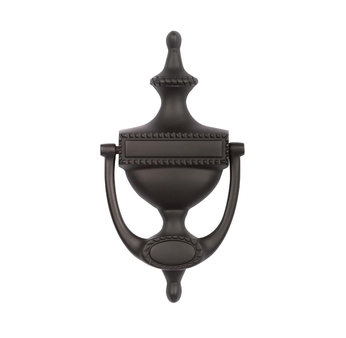 Door Knocker Georgian MB BP in Matt Black