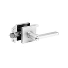 Decorus Keyed Entry Squ. SCP CP in Satin Chrome