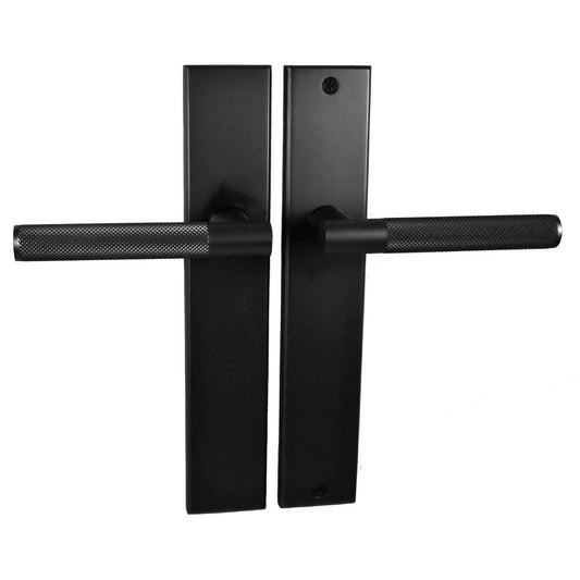 Mediterranean Lever Range - Domici Knurled BL       in Black
