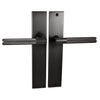 Mediterranean Lever Range - Domici Knurled Gunmetal Grey       in Gun Metal / Grey