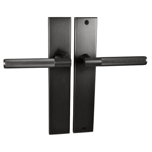 Mediterranean Lever Range - Domici Knurled Gunmetal Grey       in Gun Metal / Grey