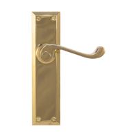 Lever Latch Passage Set PVD in Satin Brass PVD