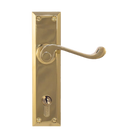 Lever Latch (CC 85mm) PVD PB 75mm in Satin Brass PVD