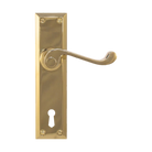 Lever Latch (CC 57mm) PVD in Satin Brass PVD