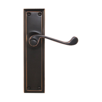 Lever Latch ATQ 200x50mm   1/1 in Antique Copper