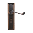 Lever Latch (CC 47.6mm) ATQ 200x50mm in Antique Copper