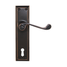 Lever Latch (CC 57mm) ATQ 200x50mm in Antique Copper