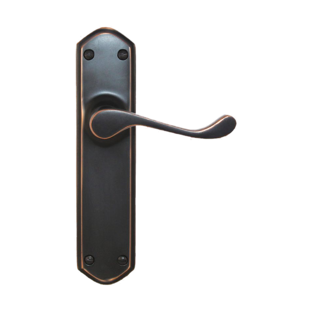 Lever Latch ATQ 200x48mm in Antique Copper