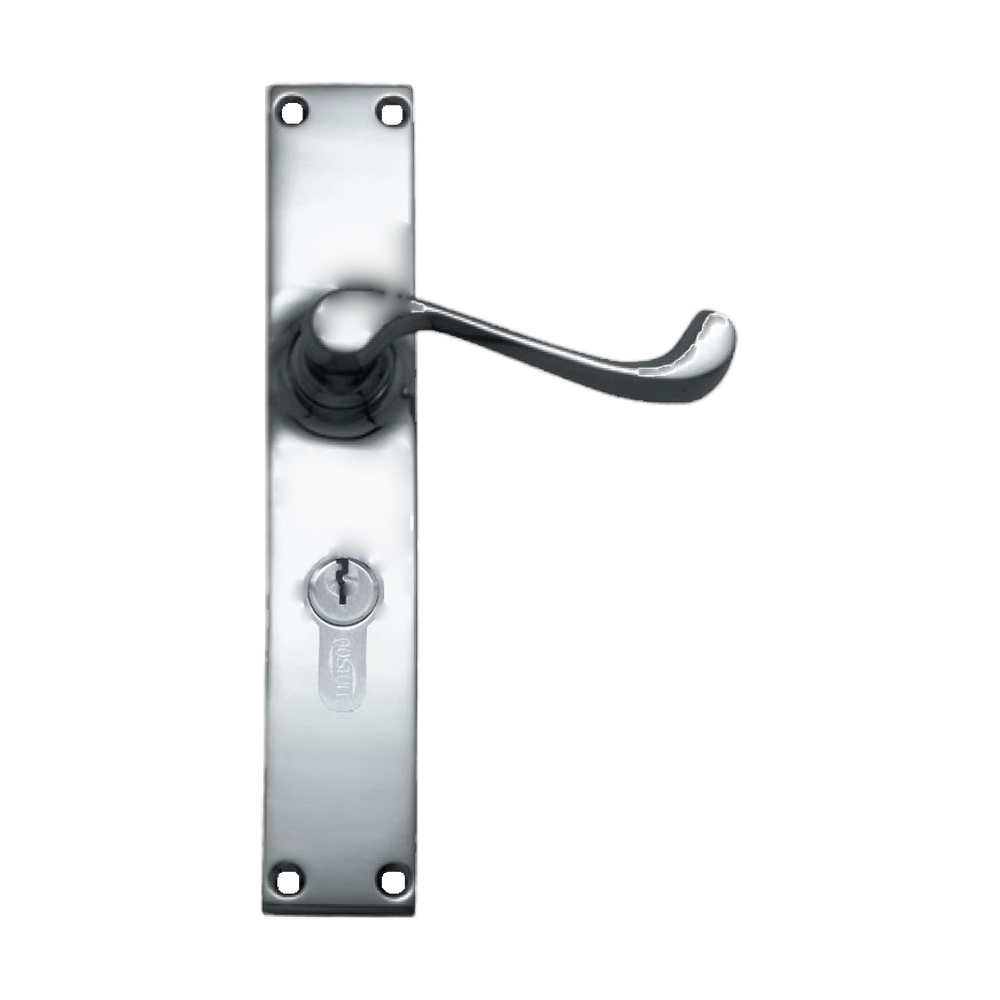 Lever Latch (CC 47.6mm) CP 200x36mm in Polished Chrome