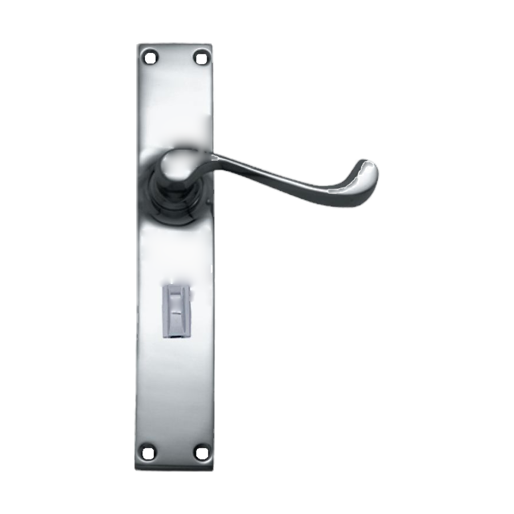 Lever Latch Privacy CP 200x36mm in Polished Chrome