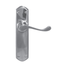 Lever Latch Passage Set CP 200x48mm in Polished Chrome