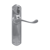 Lever Latch Passage Set CP 200x48mm in Polished Chrome
