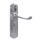 Lever Latch (CC 47.6mm) CP 200x48mm in Polished Chrome