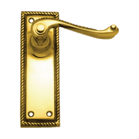 Lever Latch Passage Set PB 152x50mm in Polished Brass