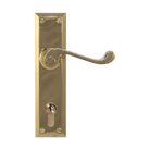 Lever Latch (CC 85mm) PB 200x50mm in Polished Brass