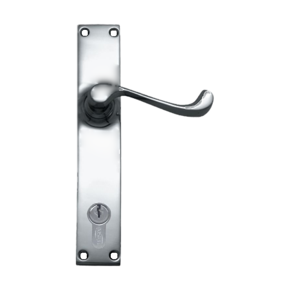 Lever Latch (CC 85mm) SC 200x36mm in Satin Chrome