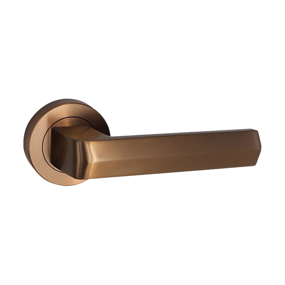 Architectural Lever 316SS Bronze Satin Rose Gold 52mm in Bronze PVD