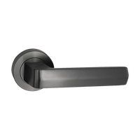 Architectural Lever 316SS Graphite Satin Gunmetal Grey 52mm in Graphite PVD