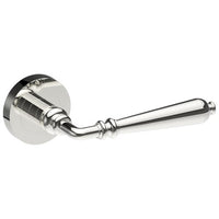 Elegant stainless steel door handle by Style Finish Doorware, featuring a sleek modern design for interior doors.