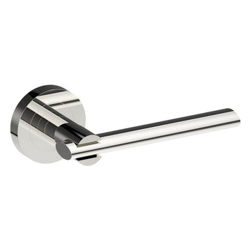 PRONTO Door Handles on Ø52mm Rose (Latch/Lock Sold Separately) in Polished Stainless