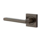 Door Lever Baltimore Rose Square Concealed Fix Left Hand Fixed Signature Brass L118xP57mm BPH52xW52mm in Signature Brass