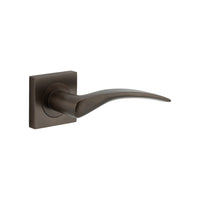 Door Lever Oxford Square Rose Pair Signature Brass H52xW52xP60mm
(Latch/Lock Sold Separately) in Signature Brass