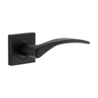 Door Lever Oxford Square Rose Pair Matt Black H52xW52xP60mm
(Latch/Lock Sold Separately) in Matt Black