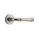 Door Lever Verona Round Rose Pair Polished Nickel D52xP59mm

(Latch/Lock Sold Separately) in Polished Nickel
