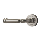 Door Lever Verona Rose Round Concealed Fix Left Hand Fixed Satin Nickel L122 xP59mm BPD52mm in Satin Nickel