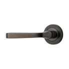 Door Lever Annecy Rose Round Concealed Fix Left Hand Fixed Signature Brass L117xP66mm BPD52mm in Signature Brass