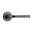 Door Lever Annecy Round Rose Pair Distressed Nickel D52xP65mm
(Latch/Lock Sold Separately) in Distressed Nickel