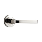 Door Lever Annecy Round Rose Pair Polished Nickel D52xP65mm
(Latch/Lock Sold Separately) in Polished Nickel