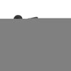 Door Lever Bronte Rose Round Matt Black L117xP56mm BPD52mm Inbuilt Privacy Kit, Tube Latch Privacy with Faceplate & T striker Backset 60mm in Matt Black