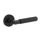 Door Lever Brunswick Round Rose Pair Matt Black D52xP65mm

(Latch/Lock Sold Separately) in Matt Black