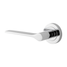 Door Lever Como Rose Round Concealed Fix Left Hand Fixed Polished Chrome L119xP62mm BPD52mm in Polished Chrome