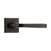 Door Lever Annecy Square Rose Pair Signature Brass H52xW52xP65mm
(Latch/Lock Sold Separately) in Signature Brass