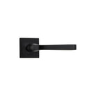 Door Lever Annecy Square Rose Pair Matt Black H52xW52xP65mm
(Latch/Lock Sold Separately) in Matt Black