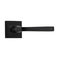 Door Lever Annecy Square Rose Pair Matt Black H52xW52xP65mm
(Latch/Lock Sold Separately) in Matt Black