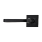 Door Lever Annecy Rose Square Concealed Fix Left Hand Fixed Matt Black L117xP66mm BPH52xW52mm in Matt Black