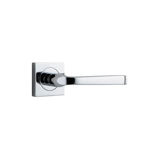 Door Lever Annecy Square Rose Pair Polished Chrome H52xW52xP65mm

(Latch/Lock Sold Separately) in Polished Chrome