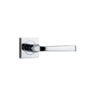 Door Lever Annecy Square Rose Pair Polished Chrome H52xW52xP65mm
(Latch/Lock Sold Separately) in Polished Chrome