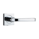 Door Lever Annecy Square Rose Pair Polished Chrome H52xW52xP65mm
(Latch/Lock Sold Separately) in Polished Chrome