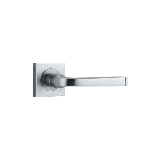 Door Lever Annecy Square Rose Pair Brushed Chrome H52xW52xP65mm

(Latch/Lock Sold Separately) in Brushed Chrome